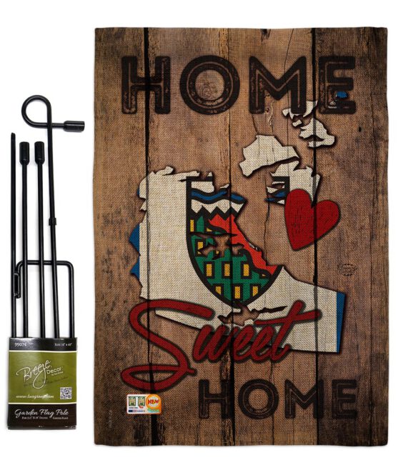 Canada Provinces Northwest Territories Home Sweet Home - Canada Provinces Flags of the World Vertical Impressions Decorative Flags HG191185 Made In USA - Image 9