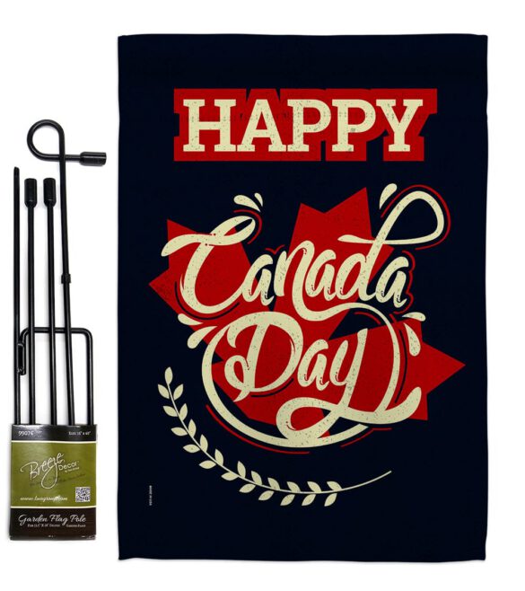 Happy Anniversary Canada - Canada Provinces Flags of the World Vertical Impressions Decorative Flags HG192251 Made In USA - Image 4