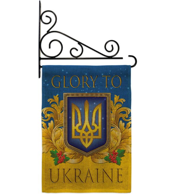Glory To Ukraine - Support Inspirational Vertical Impressions Decorative Flags HG170273 Made In USA - Image 38