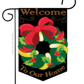 Christmas Reef - Christmas Winter Vertical Applique Decorative Flags HG114069