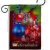 Felicidades - Christmas Winter Vertical Impressions Decorative Flags HG114084 Imported