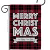 Buffalo Plaid Christmas - Christmas Winter Vertical Impressions Decorative Flags HG114224 Made In USA