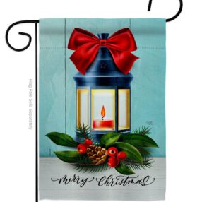 Christmas Lantern - Christmas Winter Vertical Impressions Decorative Flags HG114244 Made In USA