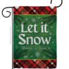 Christmas Snow - Christmas Winter Vertical Impressions Decorative Flags HG120281 Made In USA