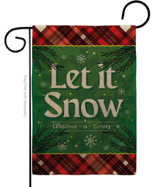 Christmas Snow - Christmas Winter Vertical Impressions Decorative Flags HG120281 Made In USA - Image 22