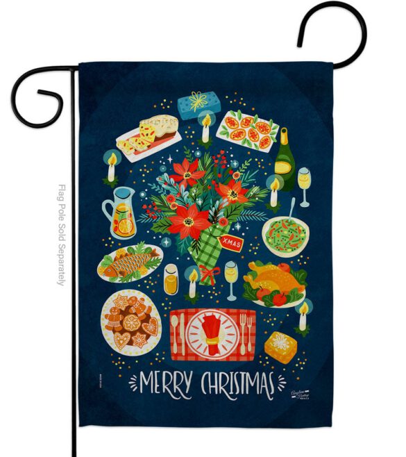 Christmas Festival - Christmas Winter Vertical Impressions Decorative Flags HG130295 Made In USA