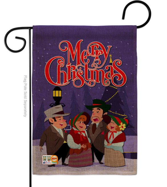 Christmas Carol - Christmas Winter Vertical Impressions Decorative Flags HG137101 Made In USA - Image 8