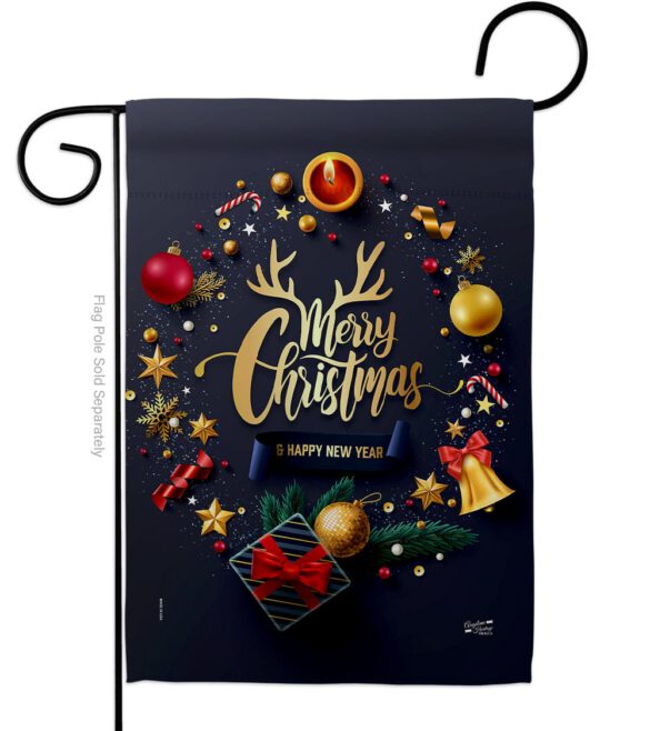 Christmas & New Year - Christmas Winter Vertical Impressions Decorative Flags HG137286 Made In USA