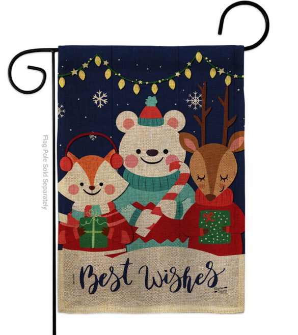 Christmas Buddy - Christmas Winter Vertical Impressions Decorative Flags HG137299 Made In USA - Image 11