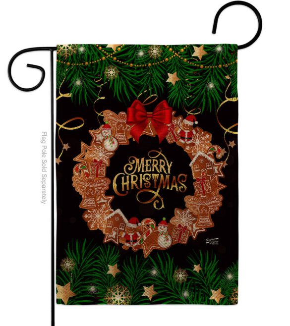 Christmas Wreath - Christmas Winter Vertical Impressions Decorative Flags HG137339 Made In USA - Image 11