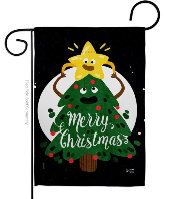 Christmas Buddy - Christmas Winter Vertical Impressions Decorative Flags HG137615 Made In USA