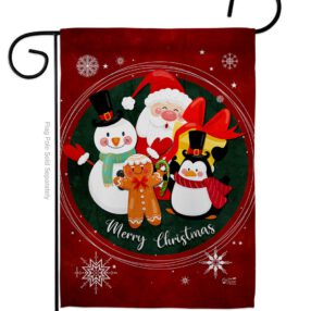 Holidays friends - Christmas Winter Vertical Impressions Decorative Flags HG137617 Made In USA