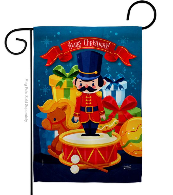 Christmas Toys - Christmas Winter Vertical Impressions Decorative Flags HG137624 Made In USA