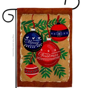Christmas Ornaments - Christmas Winter Vertical Impressions Decorative Flags HG137635 Made In USA