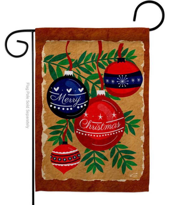 Christmas Ornaments - Christmas Winter Vertical Impressions Decorative Flags HG137635 Made In USA