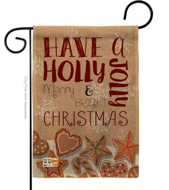 Have A Holly Jolly - Christmas Winter Vertical Impressions Decorative Flags HG192128 Made In USA - Image 8