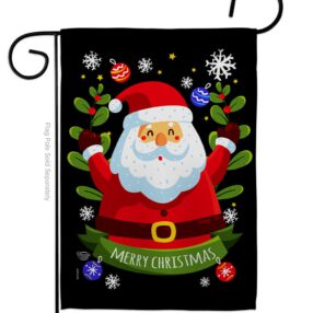 Cute Santa - Christmas Winter Vertical Impressions Decorative Flags HG192239 Made In USA