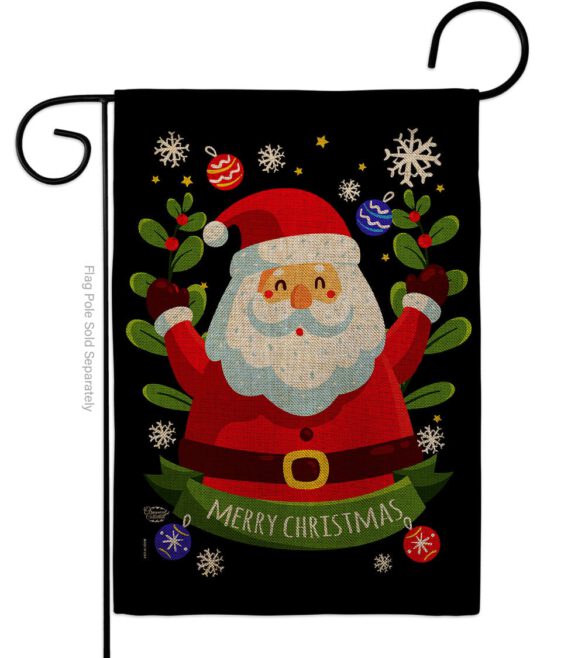 Cute Santa - Christmas Winter Vertical Impressions Decorative Flags HG192239 Made In USA - Image 11
