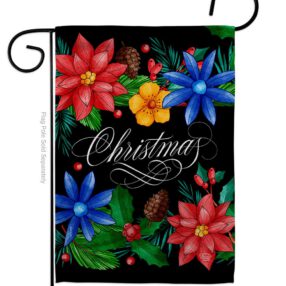 Christmas Bouquet - Christmas Winter Vertical Impressions Decorative Flags HG192709 Made In USA