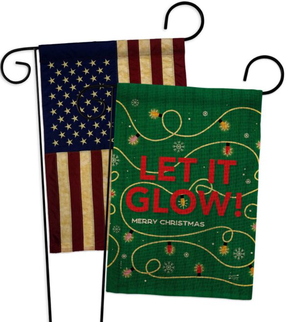 Christmas Glow - Christmas Winter Vertical Impressions Decorative Flags HG130432 Made In USA - Image 28