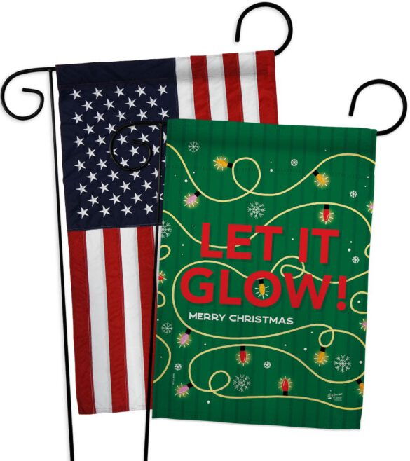 Christmas Glow - Christmas Winter Vertical Impressions Decorative Flags HG130432 Made In USA - Image 9