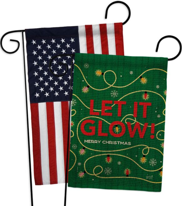 Christmas Glow - Christmas Winter Vertical Impressions Decorative Flags HG130432 Made In USA - Image 30