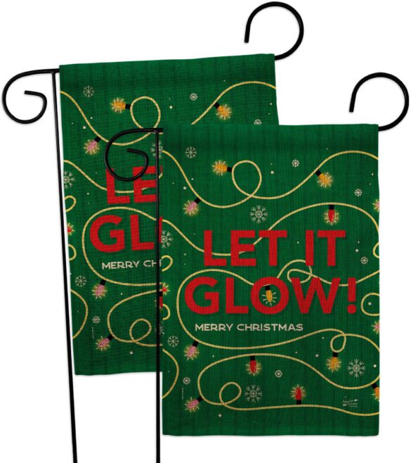 Christmas Glow - Christmas Winter Vertical Impressions Decorative Flags HG130432 Made In USA - Image 32