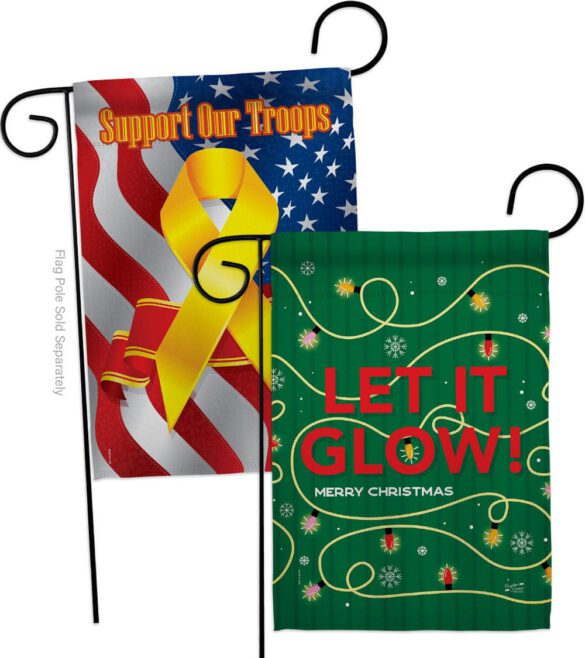 Christmas Glow - Christmas Winter Vertical Impressions Decorative Flags HG130432 Made In USA - Image 13