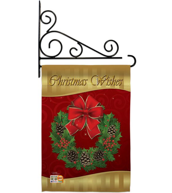 Christmas Wishes - Christmas Winter Vertical Impressions Decorative Flags HG114078 Imported - Image 11