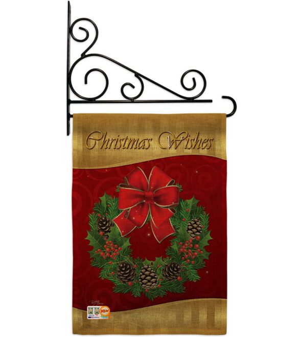 Christmas Wishes - Christmas Winter Vertical Impressions Decorative Flags HG114078 Imported - Image 12