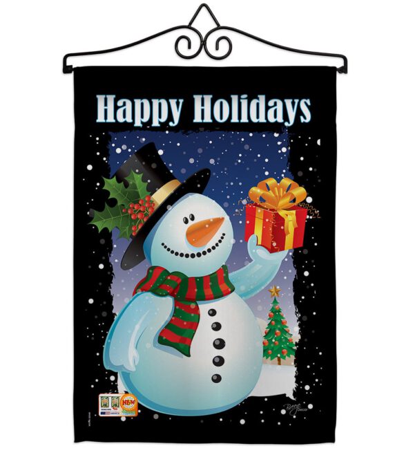 Holiday Snowman - Christmas Winter Vertical Impressions Decorative Flags HG114080 Made In USA - Image 7