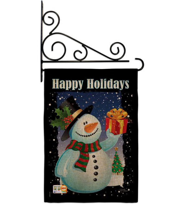 Holiday Snowman - Christmas Winter Vertical Impressions Decorative Flags HG114080 Made In USA - Image 12