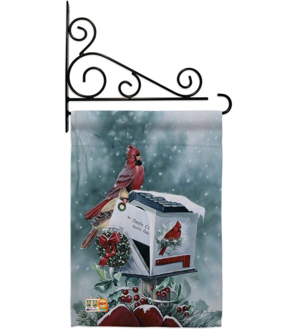 Christmas Cardinals - Christmas Winter Vertical Impressions Decorative Flags HG114096 Made In USA - Image 11