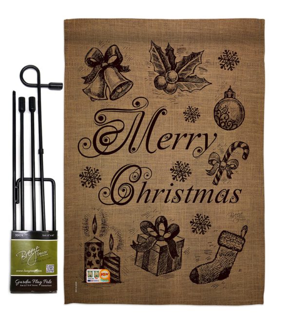 Favorite Things - Christmas Winter Vertical Impressions Decorative Flags HG114107 Made In USA - Image 4