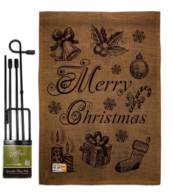 Favorite Things - Christmas Winter Vertical Impressions Decorative Flags HG114107 Made In USA - Image 9