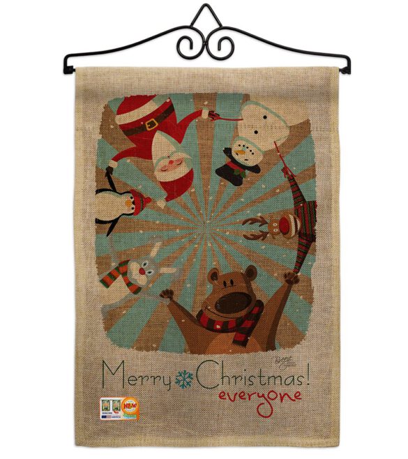 Everyone's Xmas - Christmas Winter Vertical Impressions Decorative Flags HG114109 Made In USA - Image 10