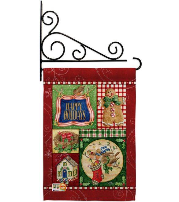 Happy Holiday Gingerbread - Christmas Winter Vertical Impressions Decorative Flags HG114162 Made In USA - Image 11