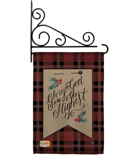 Glory to God - Christmas Winter Vertical Impressions Decorative Flags HG114168 Made In USA - Image 11