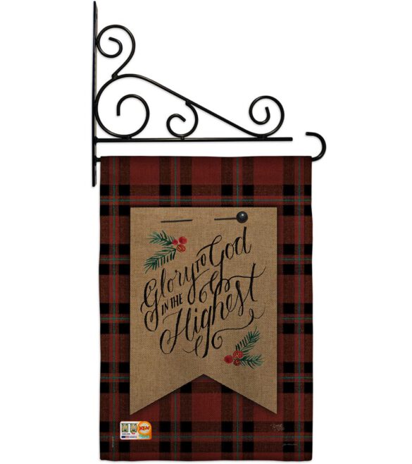 Glory to God - Christmas Winter Vertical Impressions Decorative Flags HG114168 Made In USA - Image 12