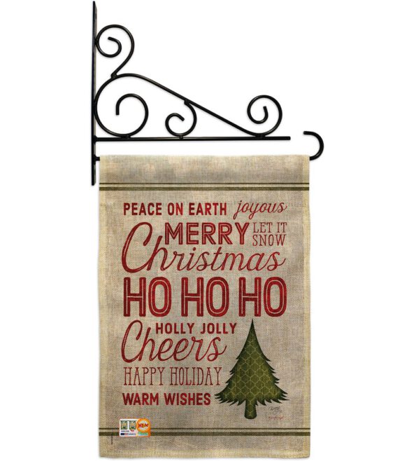 Christmas Wishes Words - Christmas Winter Vertical Impressions Decorative Flags HG114178 Made In USA - Image 12