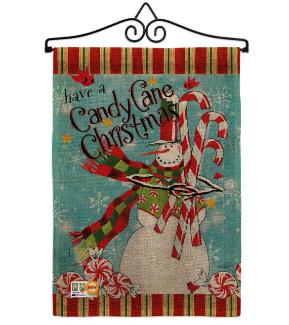 Candy Cane Christmas - Christmas Winter Vertical Impressions Decorative Flags HG114205 Made In USA - Image 10