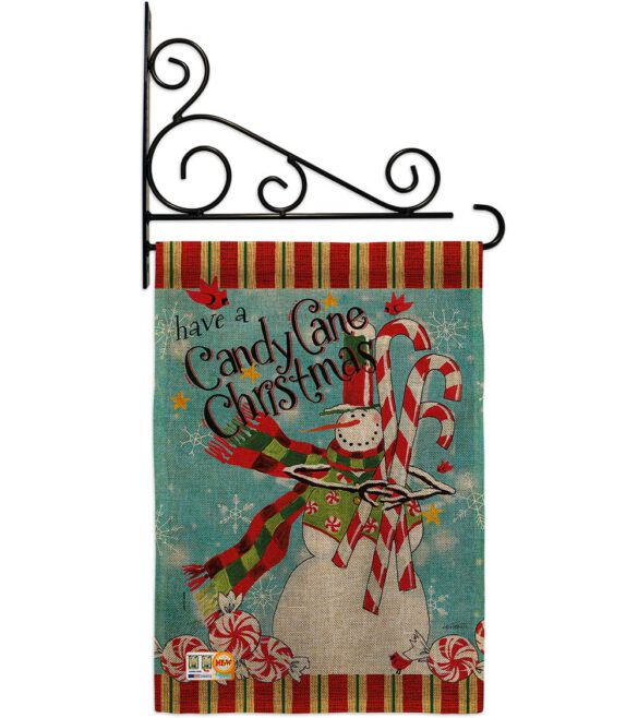 Candy Cane Christmas - Christmas Winter Vertical Impressions Decorative Flags HG114205 Made In USA - Image 12