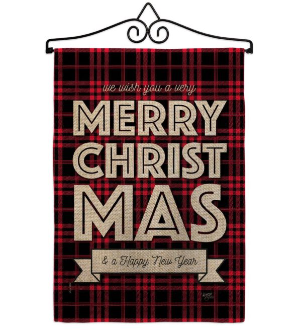 Buffalo Plaid Christmas - Christmas Winter Vertical Impressions Decorative Flags HG114224 Made In USA - Image 13