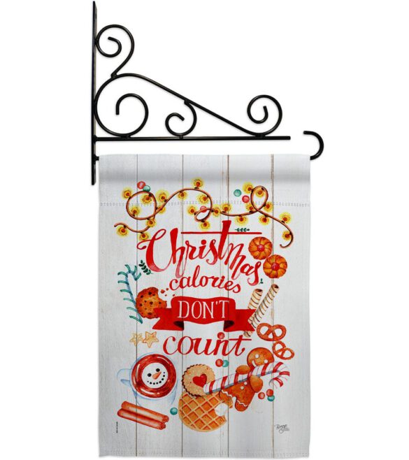 Christmas Calories - Christmas Winter Vertical Impressions Decorative Flags HG114246 Made In USA - Image 8
