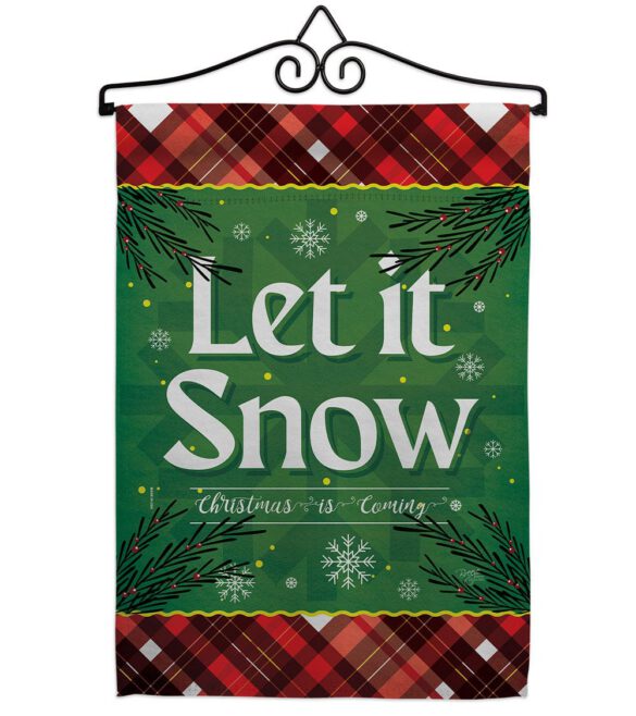 Christmas Snow - Christmas Winter Vertical Impressions Decorative Flags HG120281 Made In USA - Image 16