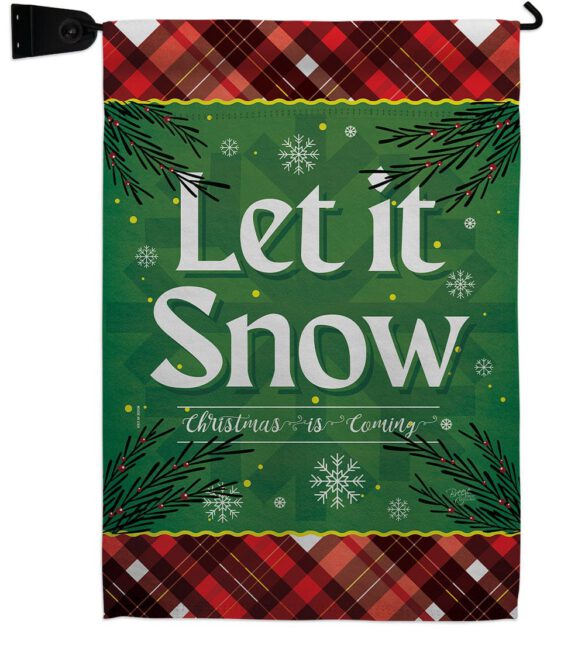 Christmas Snow - Christmas Winter Vertical Impressions Decorative Flags HG120281 Made In USA - Image 18