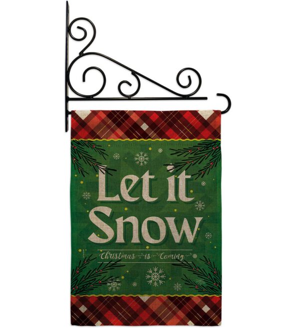 Christmas Snow - Christmas Winter Vertical Impressions Decorative Flags HG120281 Made In USA - Image 38