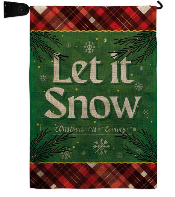Christmas Snow - Christmas Winter Vertical Impressions Decorative Flags HG120281 Made In USA - Image 39