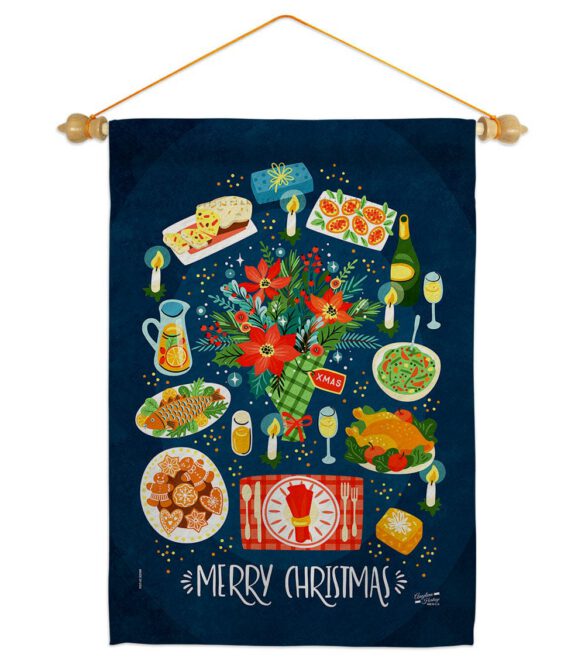 Christmas Festival - Christmas Winter Vertical Impressions Decorative Flags HG130295 Made In USA - Image 10