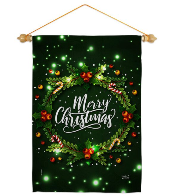 Chirstmas Dreaming - Christmas Winter Vertical Impressions Decorative Flags HG130300 Made In USA - Image 10